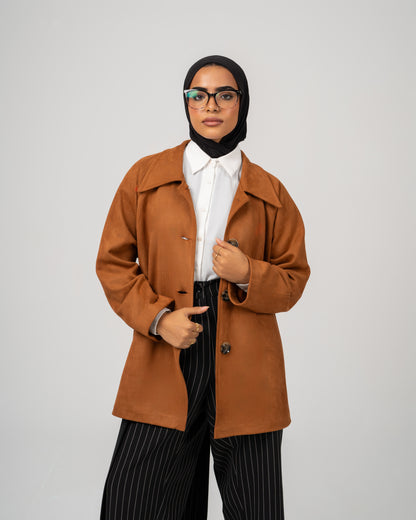 Mocha Suede Dream Jacket